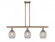 Eaton - 3 Light - 36 inch - Antique Copper - Stem hung - Island Light (3442|516-3I-AC-G82)