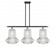 Springwater - 3 Light - 39 inch - Black Antique Brass - Stem hung - Island Light (3442|516-3I-BAB-G212-LED)