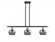 Fenton - 3 Light - 36 inch - Black Antique Brass - Stem hung - Island Light (3442|516-3I-BAB-G93)