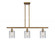 Cobbleskill - 3 Light - 36 inch - Brushed Brass - Stem hung - Island Light (3442|516-3I-BB-G112)