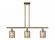 Cobbleskill - 3 Light - 36 inch - Brushed Brass - Stem hung - Island Light (3442|516-3I-BB-G116-LED)