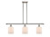 Cobbleskill - 3 Light - 36 inch - Polished Nickel - Stem hung - Island Light (3442|516-3I-PN-G111)