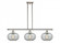 Gorham - 3 Light - 36 inch - Polished Nickel - Stem hung - Island Light (3442|516-3I-PN-G247-LED)