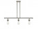 Bare Bulb - 3 Light - 36 inch - Polished Nickel - Stem hung - Island Light (3442|516-3I-PN-LED)