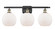 Athens - 3 Light - 28 inch - Black Antique Brass - Bath Vanity Light (3442|516-3W-BAB-G121-LED)
