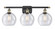 Athens - 3 Light - 28 inch - Black Antique Brass - Bath Vanity Light (3442|516-3W-BAB-G124)