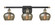 Fenton - 3 Light - 27 inch - Black Antique Brass - Bath Vanity Light (3442|516-3W-BAB-G96)