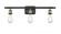 Bare Bulb - 3 Light - 26 inch - Black Antique Brass - Bath Vanity Light (3442|516-3W-BAB-LED)