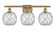 Farmhouse Rope - 3 Light - 28 inch - Brushed Brass - Bath Vanity Light (3442|516-3W-BB-G122-8RW)