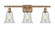 Hanover - 3 Light - 26 inch - Brushed Brass - Bath Vanity Light (3442|516-3W-BB-G2812-LED)