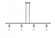 Bare Bulb - 4 Light - 48 inch - Polished Nickel - Stem hung - Island Light (3442|516-4I-PN)