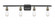 Bare Bulb - 4 Light - 36 inch - Black Antique Brass - Bath Vanity Light (3442|516-4W-BAB-LED)