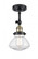 Olean - 1 Light - 7 inch - Black Antique Brass - Adjustable Semi-Flush Mount (3442|201F-BAB-G322)