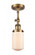 Dover - 1 Light - 5 inch - Brushed Brass - Adjustable Semi-Flush Mount (3442|201F-BB-G311)
