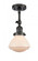 Olean - 1 Light - 7 inch - Oil Rubbed Bronze - Adjustable Semi-Flush Mount (3442|201F-OB-G321)