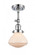 Olean - 1 Light - 7 inch - Polished Chrome - Adjustable Semi-Flush Mount (3442|201F-PC-G321)