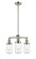 Dover - 3 Light - 17 inch - Polished Nickel - Stem Hung - Chandelier (3442|207-PN-G312)