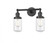 Dover - 2 Light - 14 inch - Oil Rubbed Bronze - Adjustable Bath Vanity Light (3442|208-OB-G312-LED)