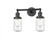 Dover - 2 Light - 14 inch - Oil Rubbed Bronze - Adjustable Bath Vanity Light (3442|208-OB-G314-LED)