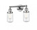 Dover - 2 Light - 14 inch - Polished Chrome - Adjustable Bath Vanity Light (3442|208-PC-G314-LED)