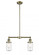 Dover - 2 Light - 21 inch - Antique Brass - Stem Hung - Adjustable Island Light (3442|209-AB-G314-LED)