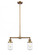Dover - 2 Light - 21 inch - Brushed Brass - Stem Hung - Adjustable Island Light (3442|209-BB-G312)