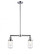 Dover - 2 Light - 21 inch - Polished Chrome - Stem Hung - Island Light (3442|209-PC-G312-LED)