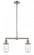 Dover - 2 Light - 21 inch - Brushed Satin Nickel - Stem Hung - Adjustable Island Light (3442|209-SN-G314)