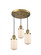 Dover 3 Light Multi-Pendant (3442|211/3-BB-G311)