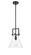 Newton Cone - 1 Light - 10 inch - Matte Black - Stem Hung - Mini Pendant (3442|411-1S-BK-10CL-LED)