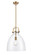 Newton Bell - 1 Light - 14 inch - Brushed Brass - Cord hung - Pendant (3442|412-1S-BB-14CL)