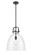 Newton Bell - 1 Light - 14 inch - Matte Black - Cord hung - Pendant (3442|412-1S-BK-14CL-LED)