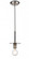 Aurora - 1 Light - 6 inch - Black Satin Nickel - Cord hung - Mini Pendant (3442|431-1P-BSN-LED)