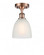 Castile - 1 Light - 6 inch - Antique Copper - Semi-Flush Mount (3442|516-1C-AC-G381)