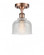 Dayton - 1 Light - 6 inch - Antique Copper - Semi-Flush Mount (3442|516-1C-AC-G412)