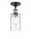 Candor - 1 Light - 5 inch - Black Antique Brass - Semi-Flush Mount (3442|516-1C-BAB-G352)