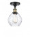 Waverly - 1 Light - 6 inch - Black Antique Brass - Semi-Flush Mount (3442|516-1C-BAB-G362)