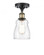 Ellery - 1 Light - 5 inch - Black Antique Brass - Semi-Flush Mount (3442|516-1C-BAB-G392)
