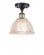 Arietta - 1 Light - 8 inch - Black Antique Brass - Semi-Flush Mount (3442|516-1C-BAB-G422-LED)