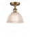Arietta - 1 Light - 8 inch - Brushed Brass - Semi-Flush Mount (3442|516-1C-BB-G422-LED)