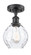 Waverly - 1 Light - 6 inch - Matte Black - Semi-Flush Mount (3442|516-1C-BK-G362)