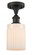 Hadley - 1 Light - 5 inch - Oil Rubbed Bronze - Semi-Flush Mount (3442|516-1C-OB-G341)