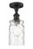 Candor - 1 Light - 5 inch - Oil Rubbed Bronze - Semi-Flush Mount (3442|516-1C-OB-G352-LED)
