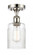Hadley - 1 Light - 5 inch - Polished Nickel - Semi-Flush Mount (3442|516-1C-PN-G342)