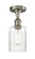 Hadley - 1 Light - 5 inch - Brushed Satin Nickel - Semi-Flush Mount (3442|516-1C-SN-G342-LED)