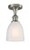 Brookfield - 1 Light - 6 inch - Brushed Satin Nickel - Semi-Flush Mount (3442|516-1C-SN-G441-LED)