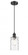Candor - 1 Light - 5 inch - Matte Black - Cord hung - Mini Pendant (3442|516-1P-BK-G352)