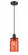 Candor 1 Light Mini Pendant (3442|516-1P-BK-G352-COR)