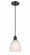 Castile - 1 Light - 6 inch - Matte Black - Cord hung - Mini Pendant (3442|516-1P-BK-G381-LED)