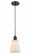 Ellery - 1 Light - 5 inch - Oil Rubbed Bronze - Cord hung - Mini Pendant (3442|516-1P-OB-G391-LED)